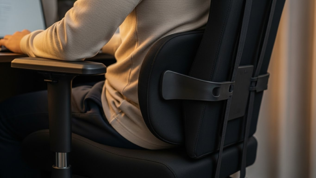 cadeira gamer conforto costas