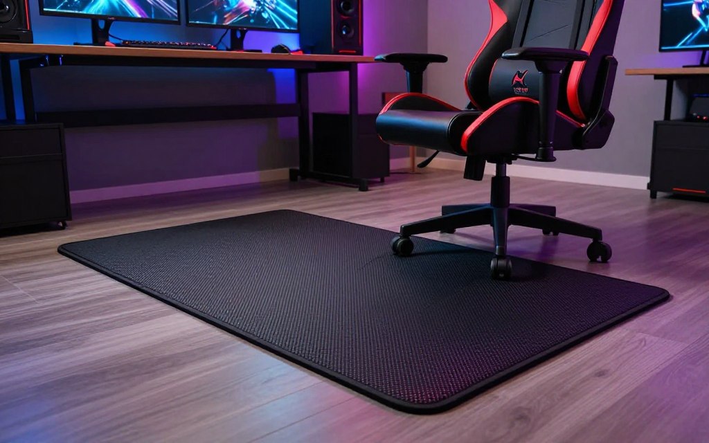 Cadeira Gamer e Tapete Antifadiga