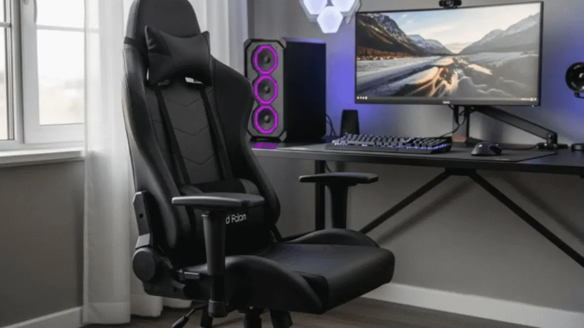 cadeira gamer ergonômica para longas horas