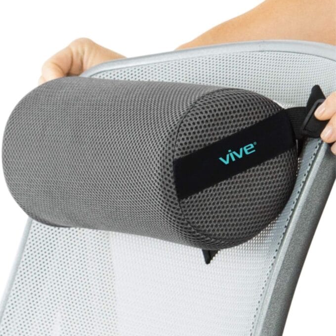 Almofadas lombares e rolos