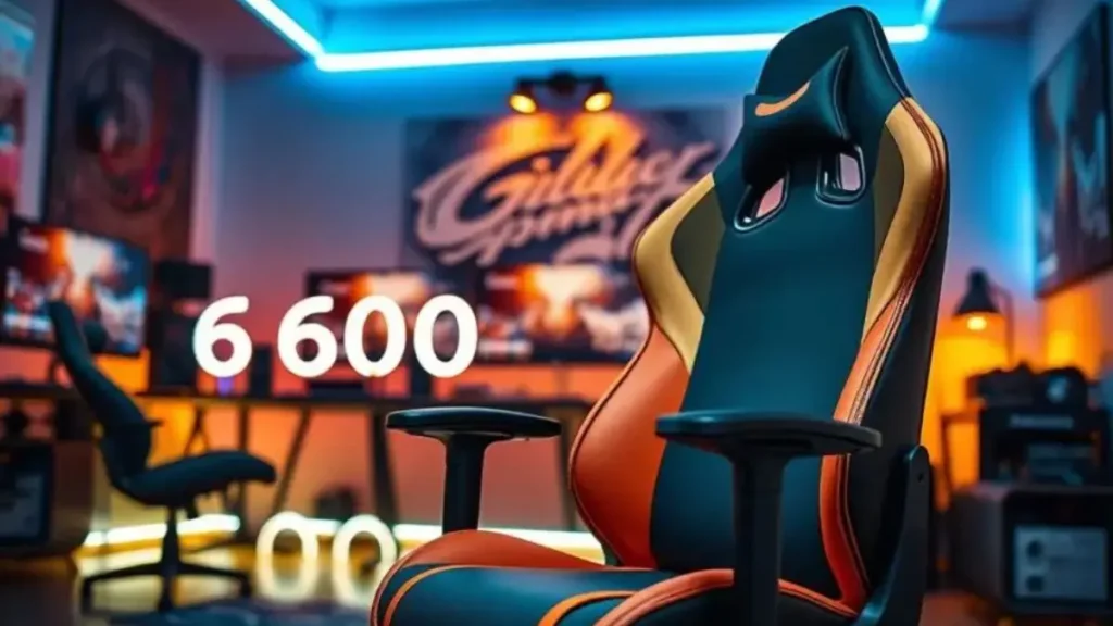 Conforto Acessível: Cadeira Gamer Ergonômica até R$600