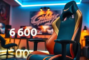 cadeira gamer ergonômica até R$600