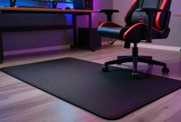 Cadeira Gamer e Tapete Antifadiga