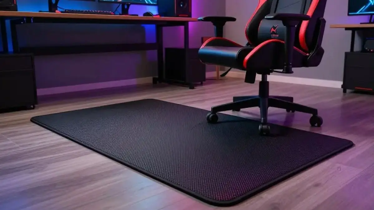 Cadeira Gamer e Tapete Antifadiga: Conforto Extra para Quem Joga em Pé 1 Cadeira Gamer e Tapete Antifadiga