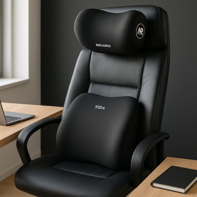 Kit Premium Almofada Lombar E Cervical Ergonomica