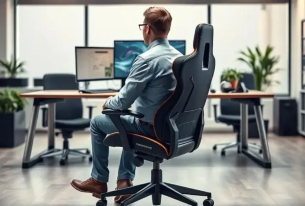 Ajustar Cadeira Gamer Ergonômica