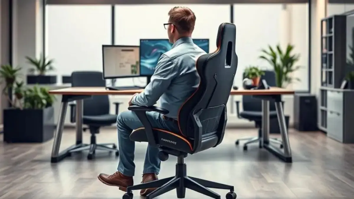 Ajustar Cadeira Gamer Ergonômica
