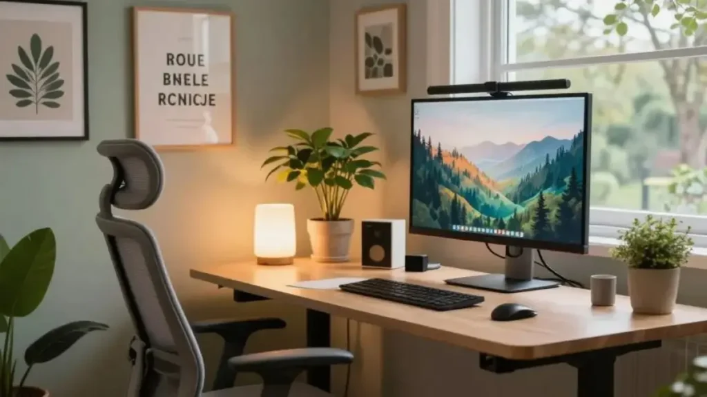 ergonomia e saúde mental altura ideal monitor e mesa