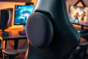 Suporte Lombar Cadeira Gamer Ergonômica
