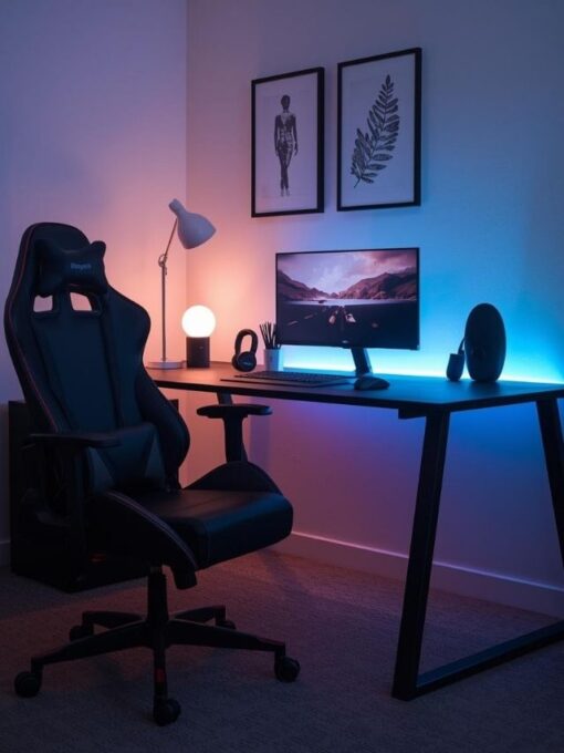 Cadeira Gamer Ergonômica para Setup Simples