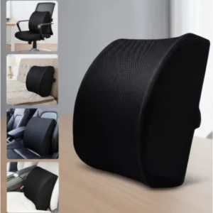 Apoio Lombar Profissional DTT-2 - Corretor Postural Ortopédico para Cadeira de Escritório e Bem-Estar