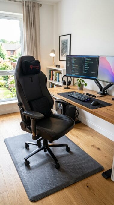 Cadeira Gamer e Tapete Antifadiga: Transforme Seu Setup em um Espaço Ergonômico