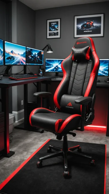 Cadeira Gamer e Tapete Antifadiga: Como Essa Dupla Melhora Sua Produtividade e Saúde