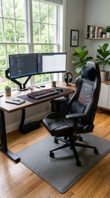 Cadeira Gamer e Tapete Antifadiga: A Combinação Perfeita para Seu Setup