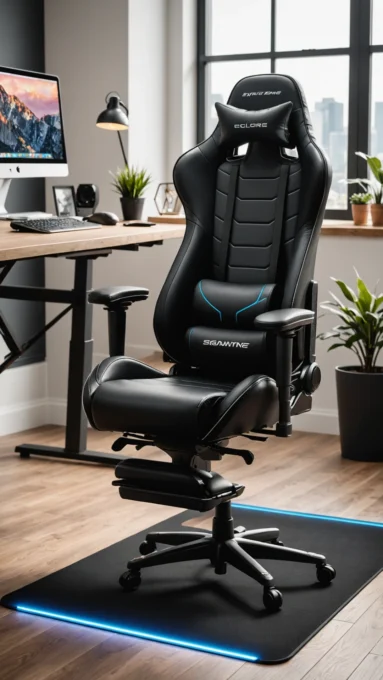 Cadeira Gamer e Tapete Antifadiga: Conforto e Segurança para Longas Horas
