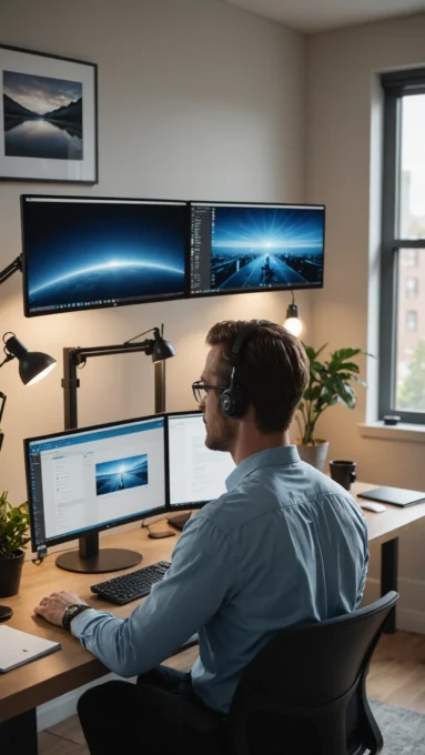 Ergonomia para Setup Home Office: como posicionar o monitor e reduzir desconfortos