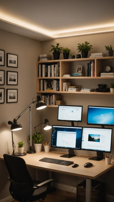 Ergonomia para Setup Home Office: a iluminação ideal para menos cansaço visual