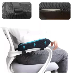 Almofada Apoio de Braço Ergonômica Premium - Espuma de Memória para Cadeira de Escritório e Gamer