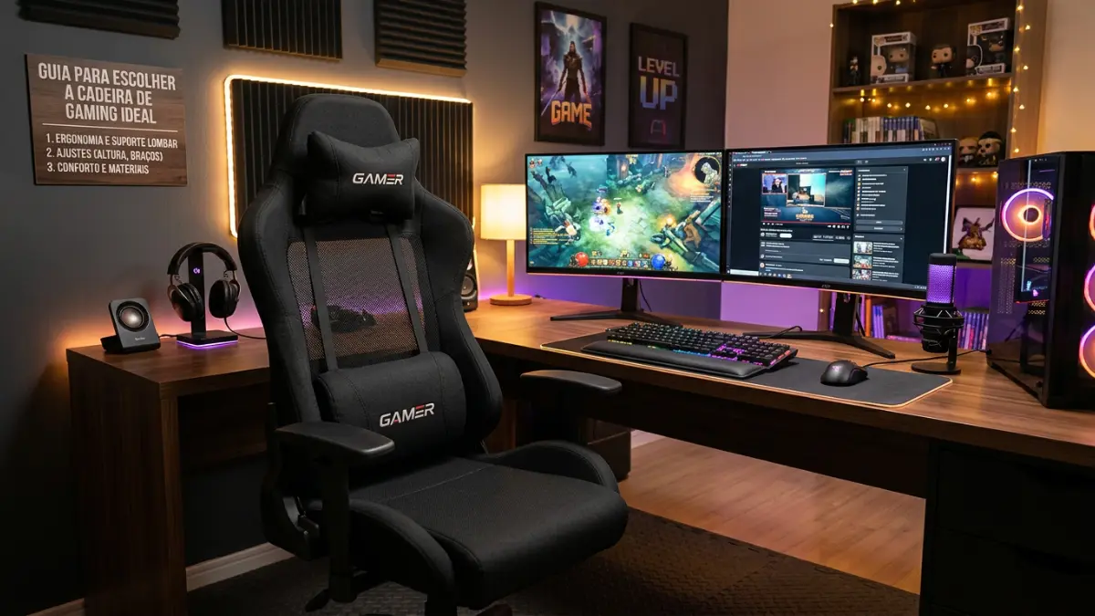 O Guia Definitivo: TOP 5 Cadeira Gamer Ergonômica para Iniciantes 1 Cadeira Gamer Ergonômica para Iniciantes