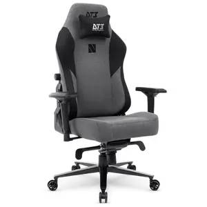 Cadeira Gamer DT3 Nero de Alta Performance — Estrutura de Aço Reforçado, Apoio Lombar Integrado, Braço 4D, Reclinável 155°, Suporte até 140kg — Grafite
