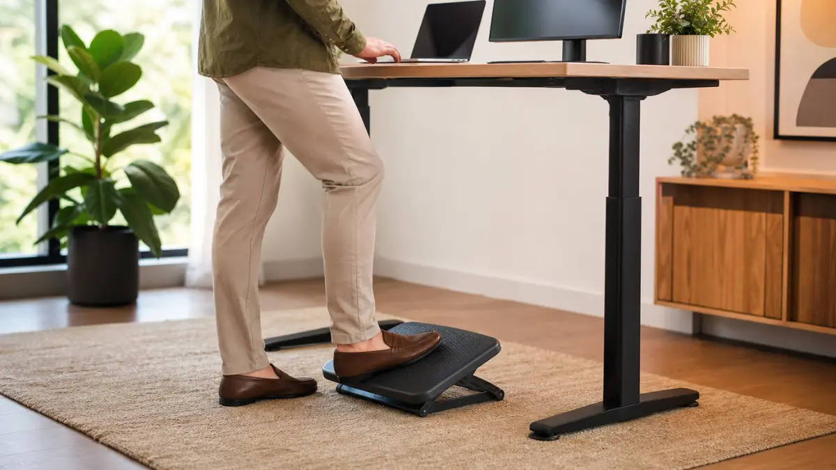 Apoio de Pé Ergonômico