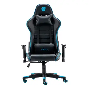 Cadeira Gamer Dazz Prime X V2 - Conforto de Elite com Almofadas Lombar e Cervical para Streamers