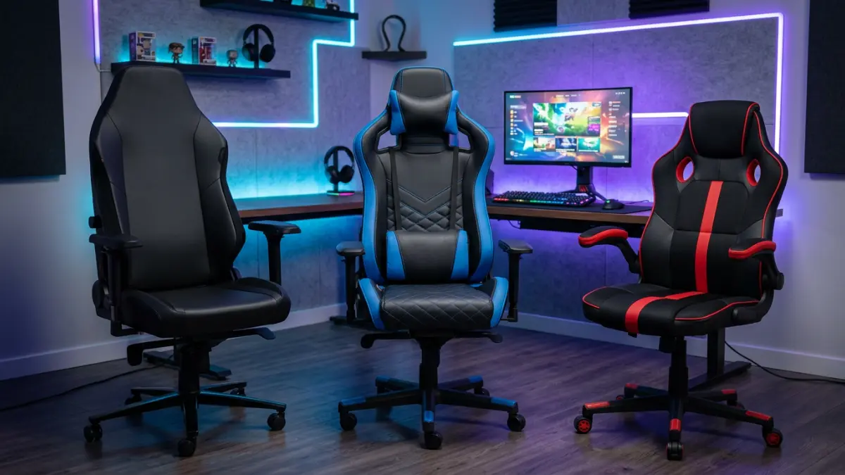 Cadeira Gamer Ergonômica com Suporte Lombar