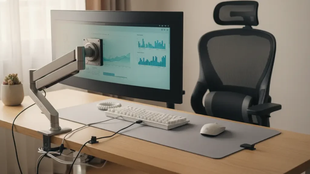 Ergonomia e Organização Mesa, Cadeira e Suporte