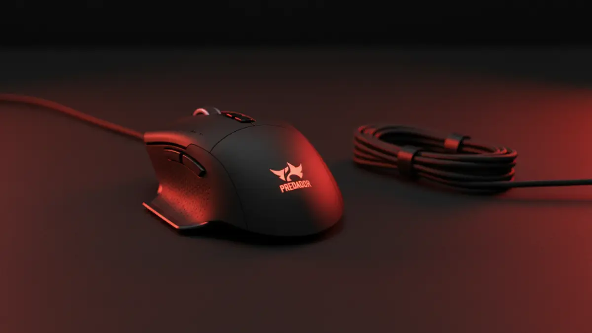Mouse Ergonômico Gamer