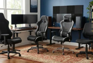 cadeira gamer ergonômica com suporte lombar