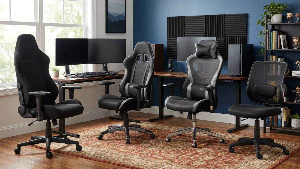 cadeira gamer ergonômica com suporte lombar