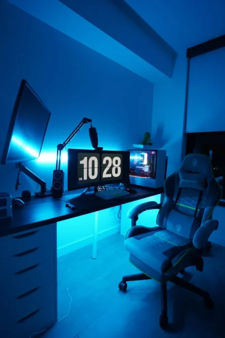 Home office com cadeira gamer: conforto que rende