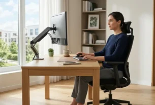 monitor na altura certa