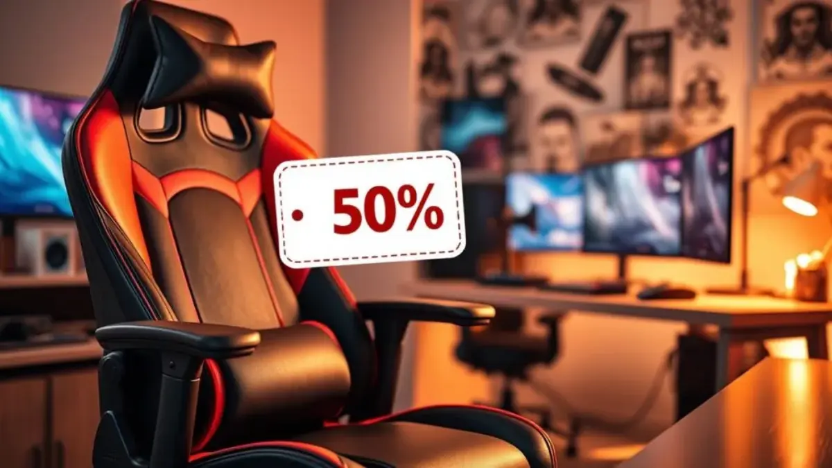 cadeira gamer ergonômica com desconto