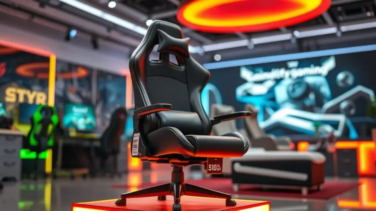 cadeira gamer ergonômica em promoção