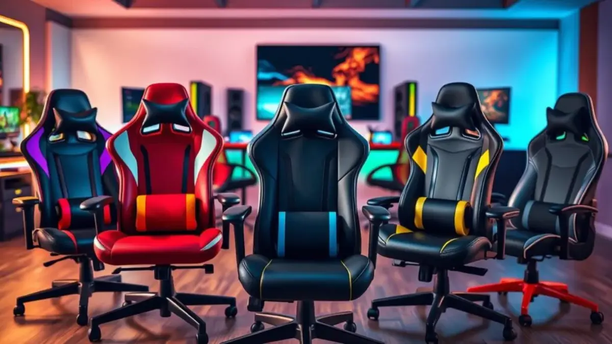 cadeiras gamer ergonômicas até r$1200