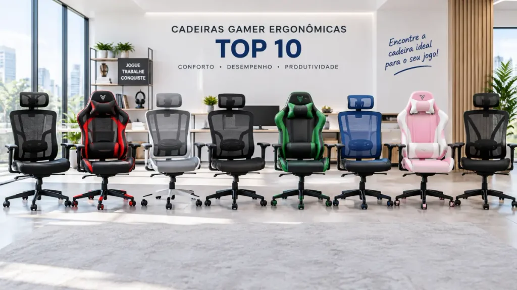 Melhores Cadeiras Gamer Ergonômicas: Testadas e Aprovadas 5 Montando sua cadeira gamer ergonômica para o home office