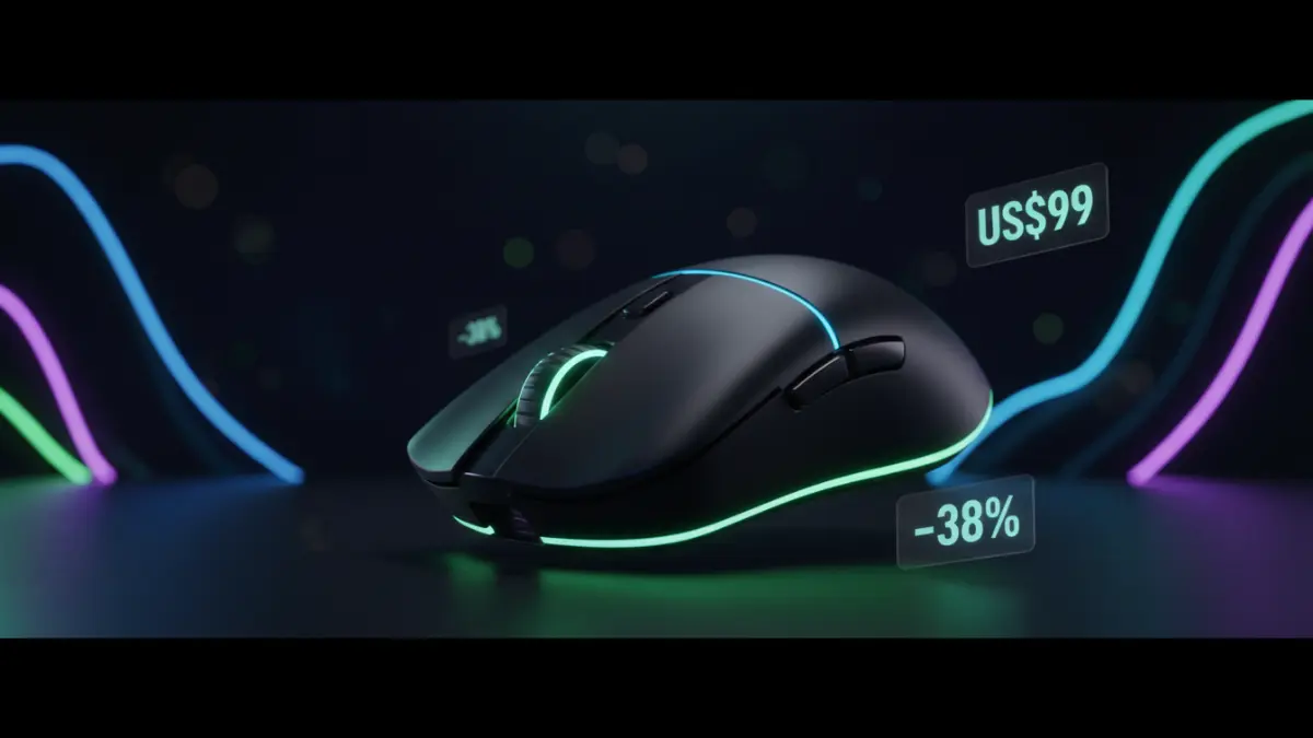 Razer Basilisk V3 Pro sai por US$99 — desconto de 38% em promoção por tempo limitado