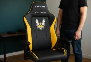 Blacklyte lança Athena Pro edição Team Vitality: cadeira gamer co‑branded por US$569