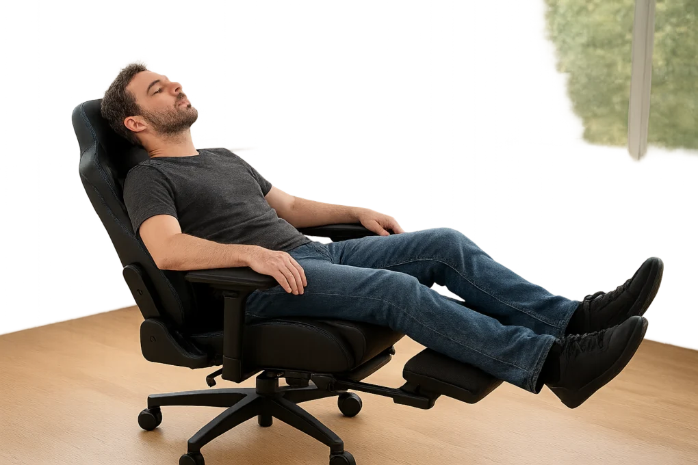 Boulies Master Rex (2026) — análise: reclinação ampla, apoio de pés integrado e 6D armrests 1 Boulies Master Rex (2026) — análise: reclinação ampla, apoio de pés integrado e 6D armrests