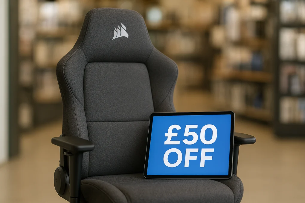 Cadeira Corsair TC100 Relaxed recebe desconto de £50 na Amazon UK antes do Prime Big Deal Days