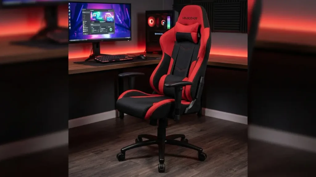 Opinião honesta sobre a Cadeira Gamer Vinik Rocket 2 cadeira gamer com tecido respirável