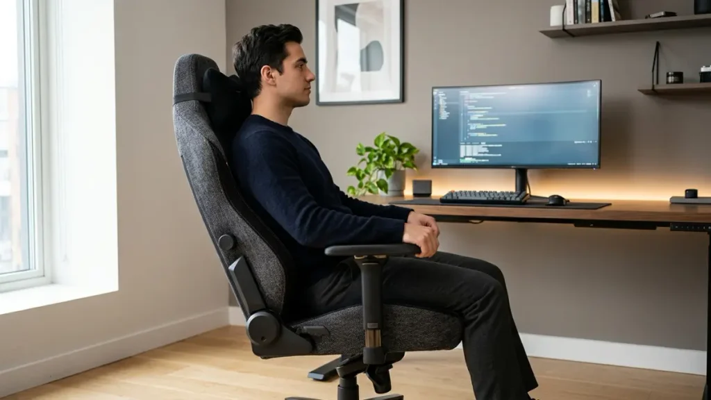 Review da Corsair TC100 Relaxed Fabric: prós e contras reais 2 cadeira gamer corsair tc100 relaxed fabric review