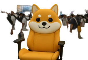 Cadeira gamer em forma de Shiba Inu rouba a cena no Tokyo Game Show 2026