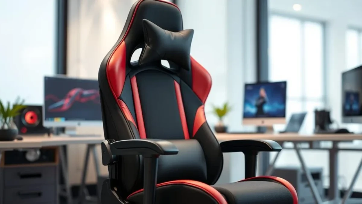 Cadeira Gamer Ergonômica para Presente Barata: 5 Opções 2026 1 cadeira gamer ergonômica para presente barata