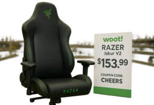 Cadeira Razer Iskur V2 X L33t por US$153,99 na Woot com cupom CHEERS