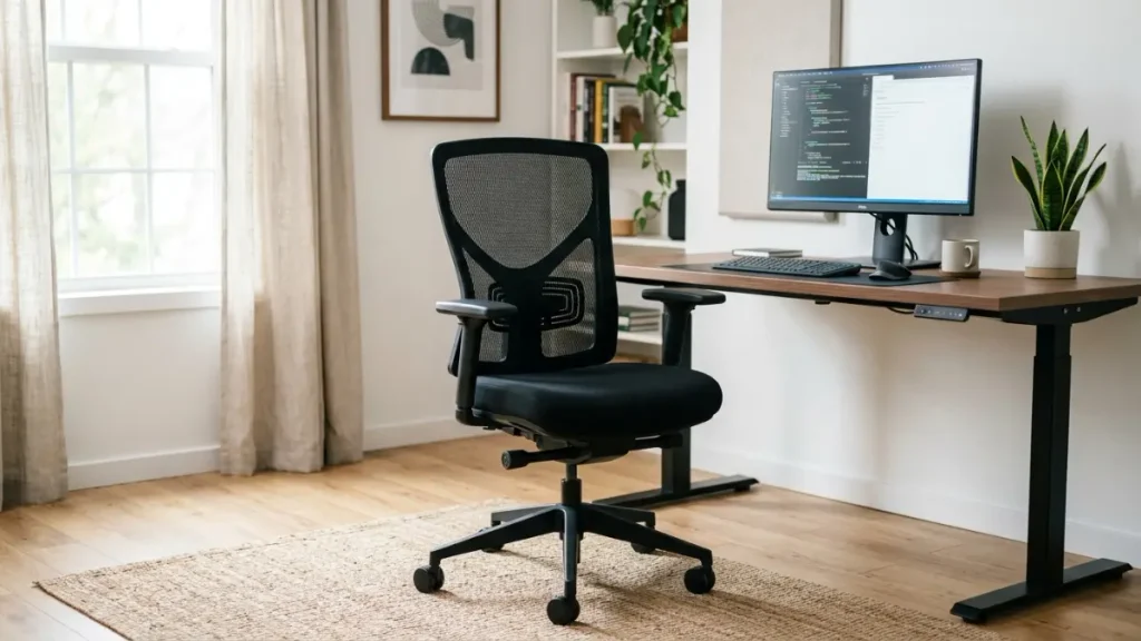 Análise após meses com a ThunderX3 Yama1: Durabilidade 2 Cadeira ThunderX3 Yama1 com encosto mesh respirável para home office e jogos