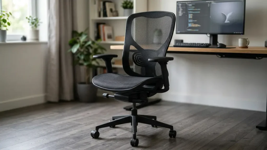Opinião e análise da ThunderX3 Yama1 para longas jornadas 2 Cadeira ergonômica ThunderX3 Yama1 com encosto em tela mesh preta" — concentra o modelo e a variação "cadeira ergonomica