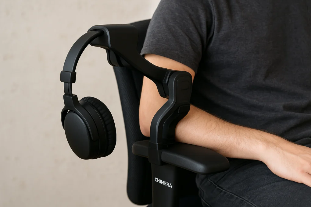 COLOLIGHT CHIMERA: headset sem contato que se fixa na cadeira estreia no Kickstarter em 22 de setembro