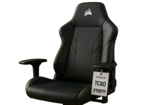 Corsair lança TC80: cadeira gamer de US$199,99 com mais de 30 testes de resistência
